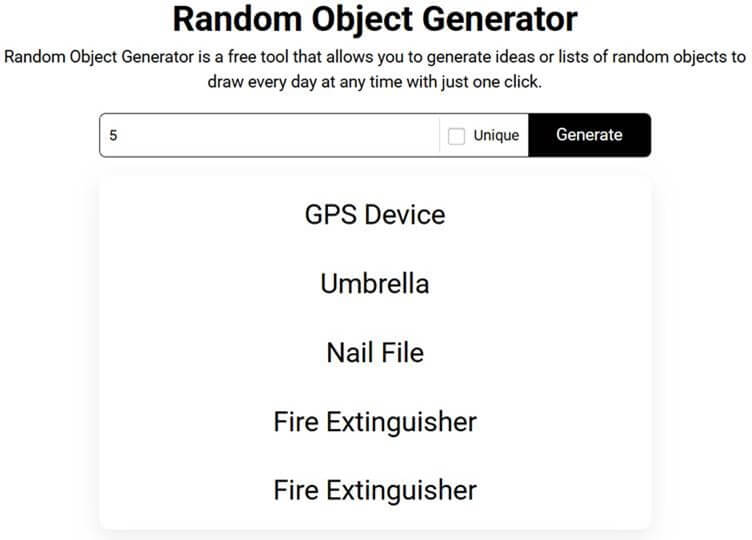 Generated More Random Items