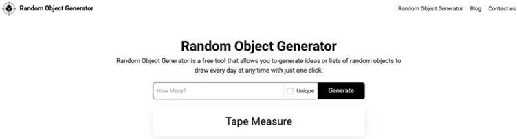Random Object Generator Intro